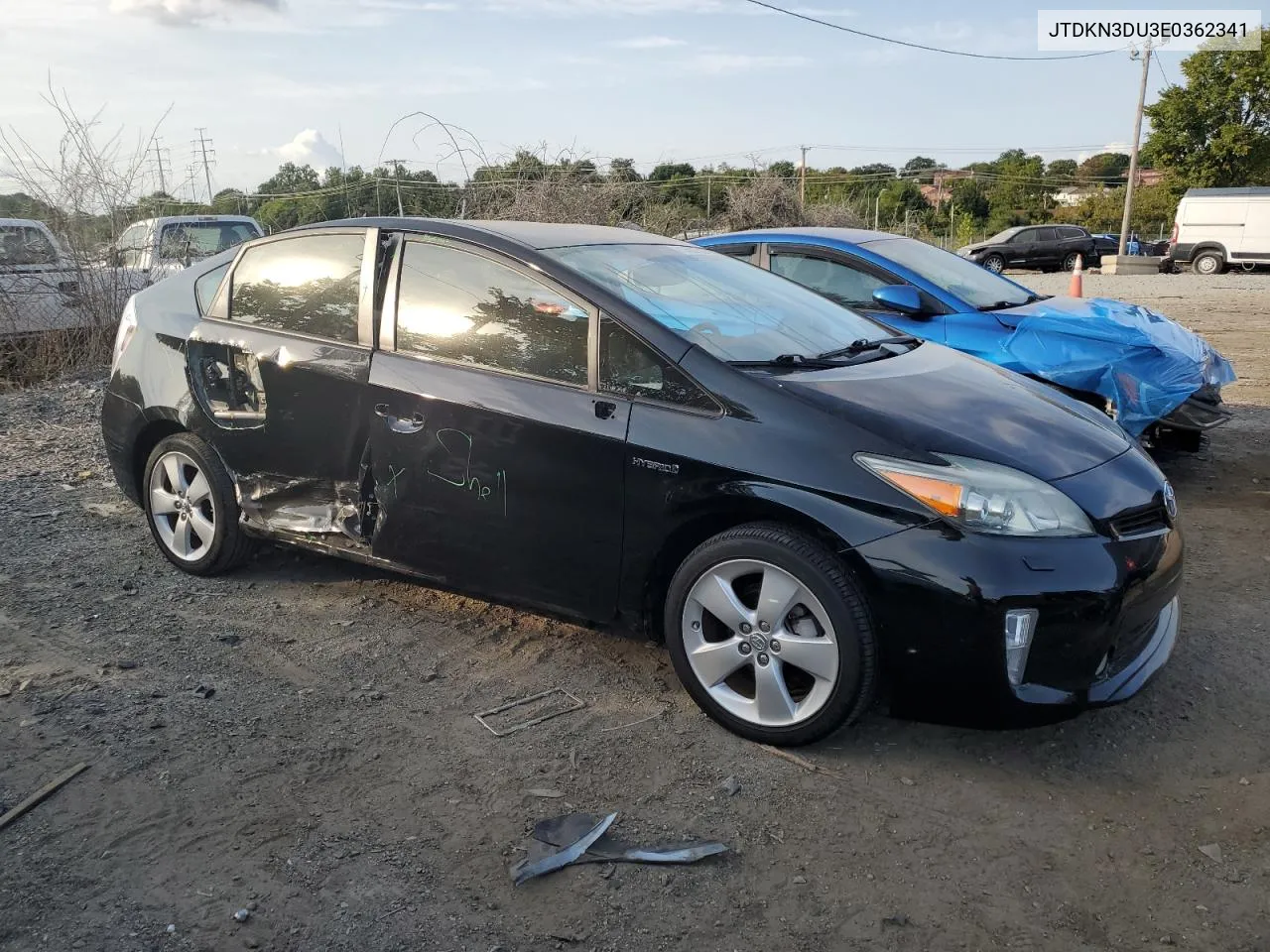 JTDKN3DU3E0362341 2014 Toyota Prius