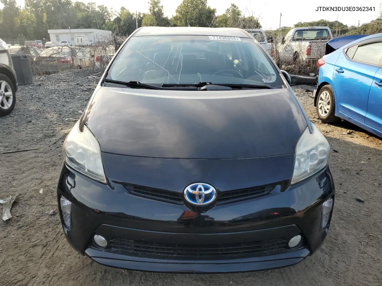 JTDKN3DU3E0362341 2014 Toyota Prius