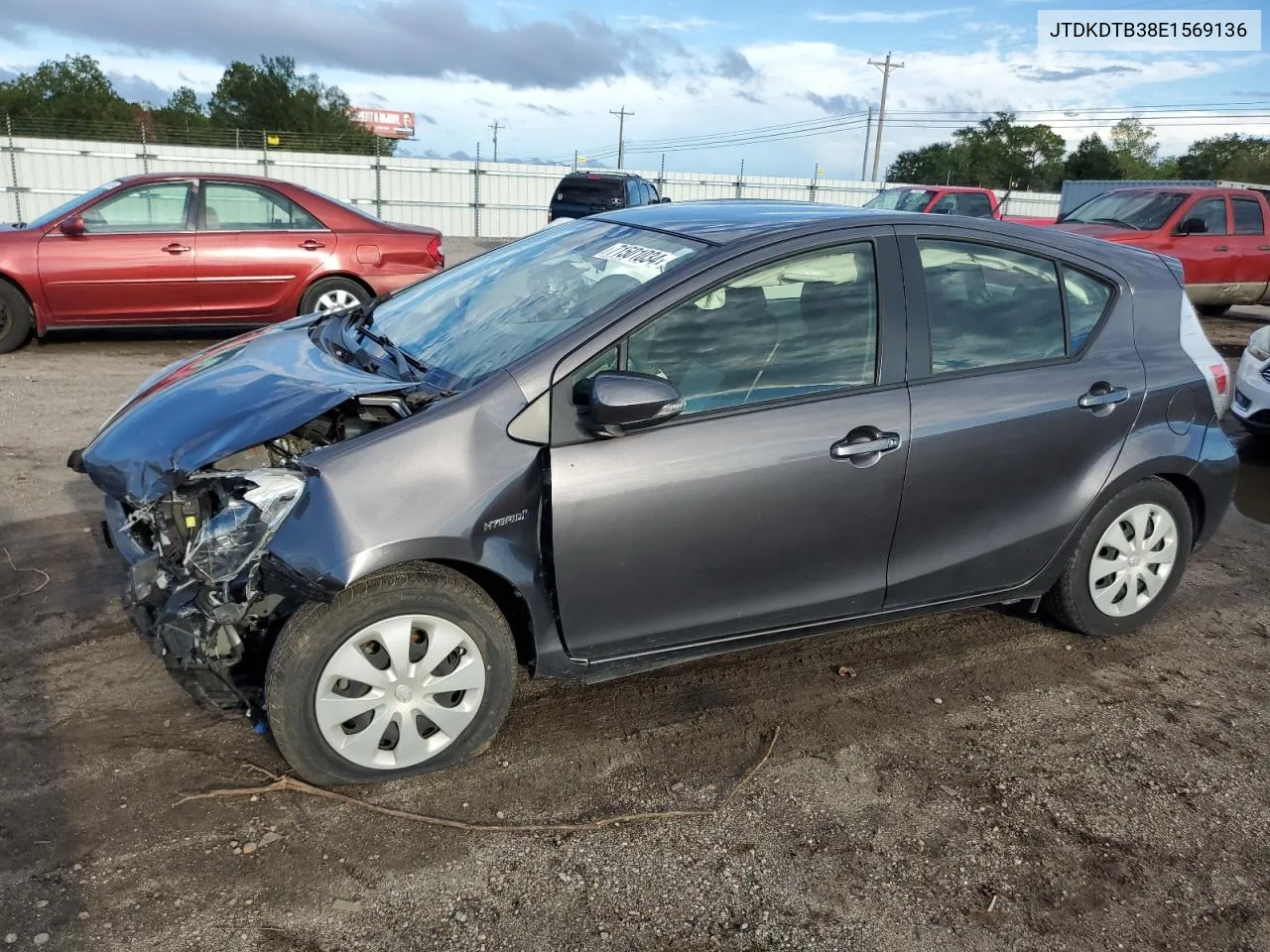 2014 Toyota Prius C VIN: JTDKDTB38E1569136 Lot: 71501034