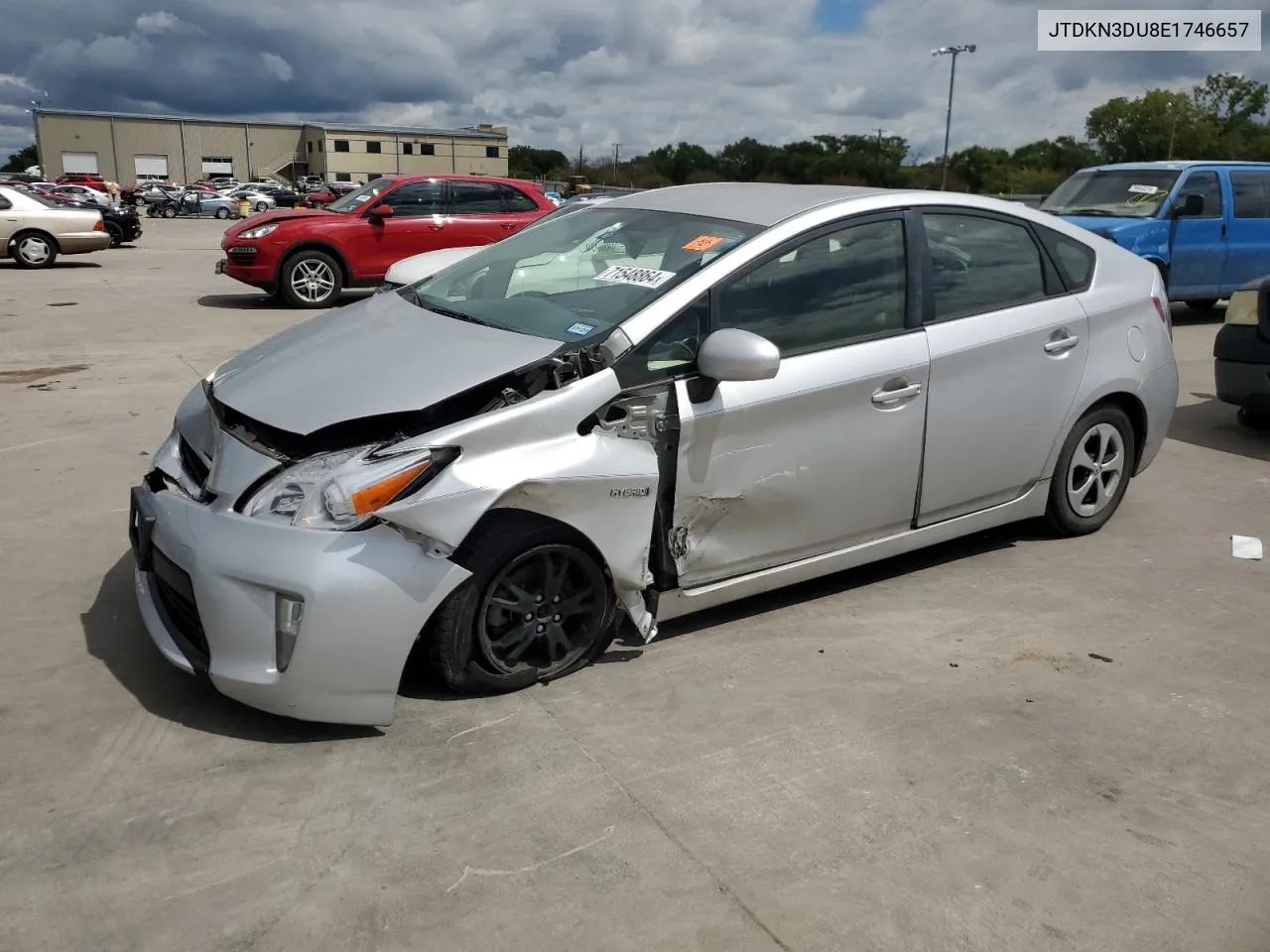 2014 Toyota Prius VIN: JTDKN3DU8E1746657 Lot: 71548864