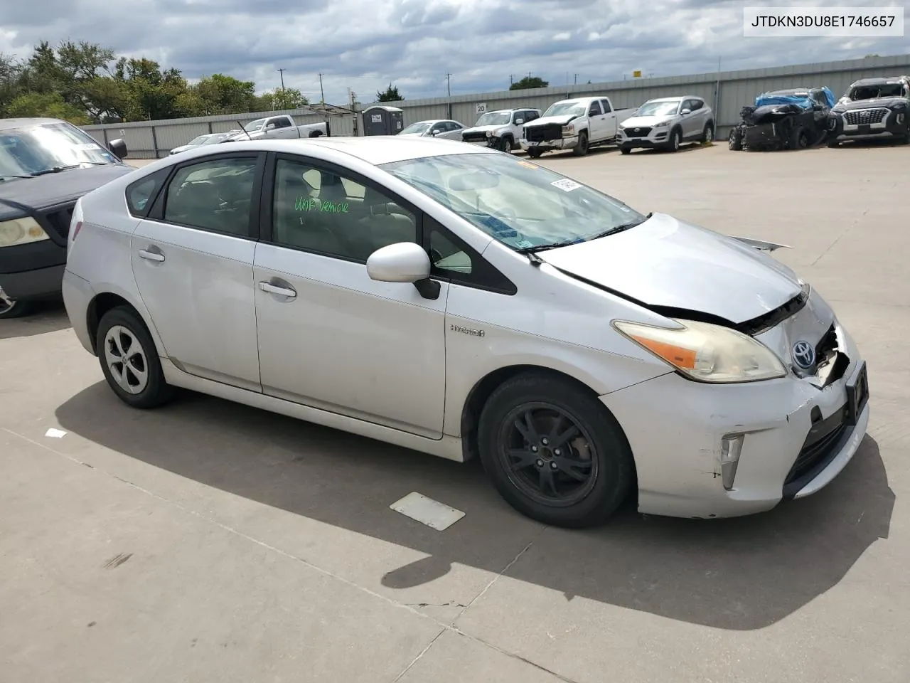 JTDKN3DU8E1746657 2014 Toyota Prius