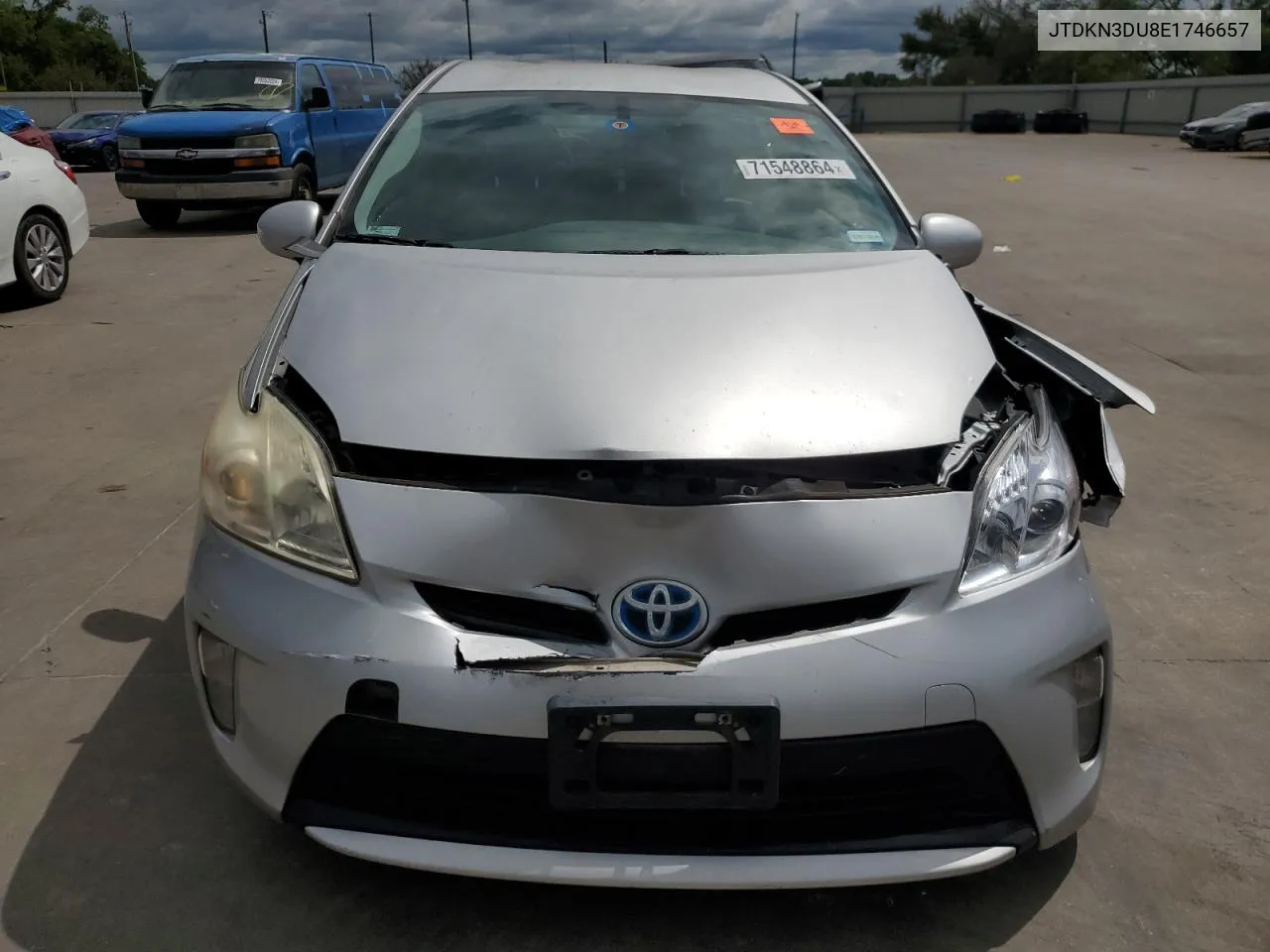 2014 Toyota Prius VIN: JTDKN3DU8E1746657 Lot: 71548864