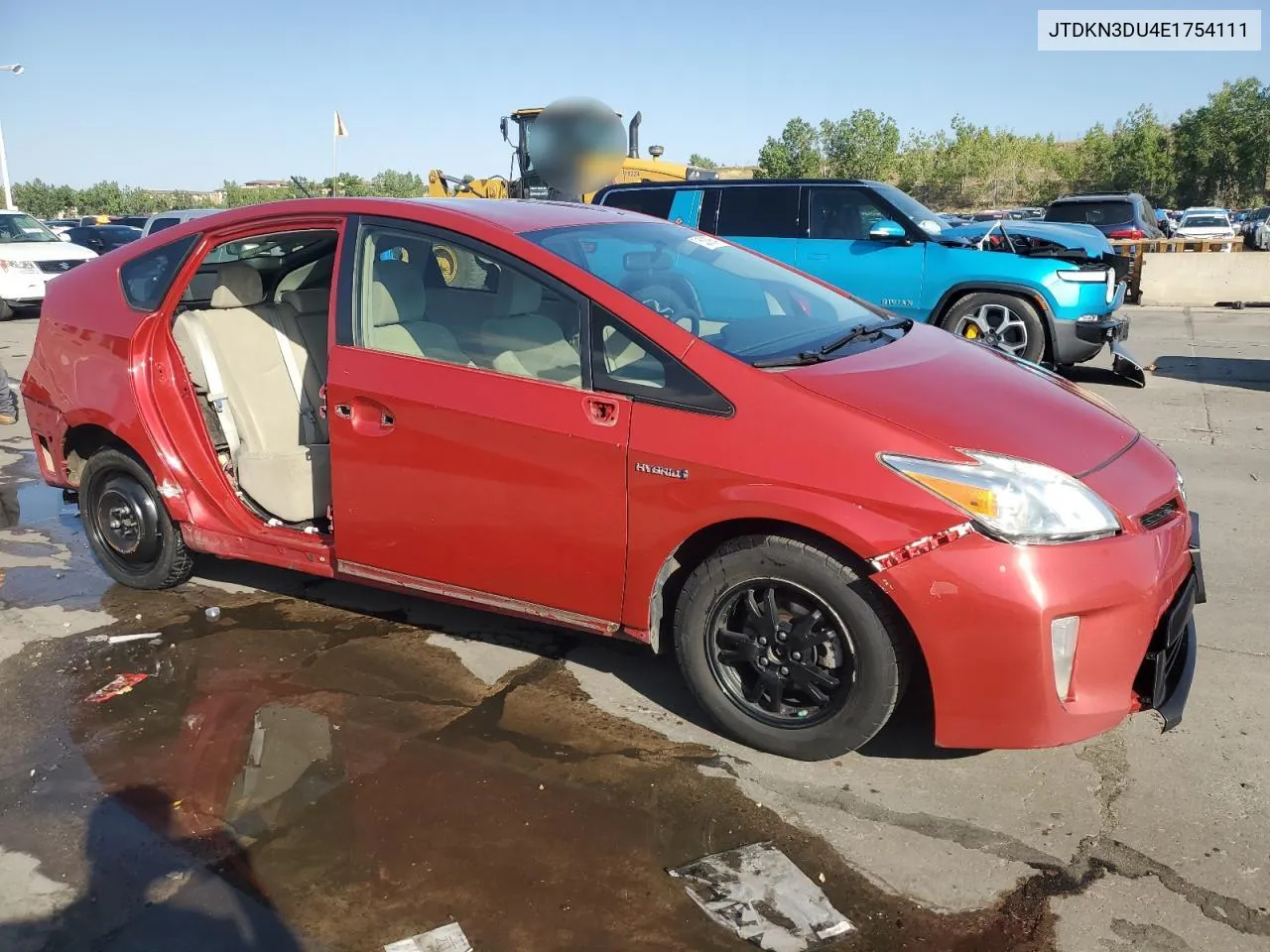 2014 Toyota Prius VIN: JTDKN3DU4E1754111 Lot: 71603964