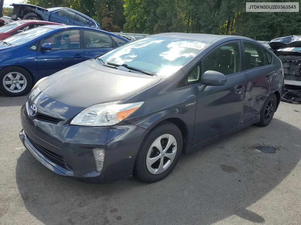 2014 Toyota Prius VIN: JTDKN3DU2E0363545 Lot: 71714344