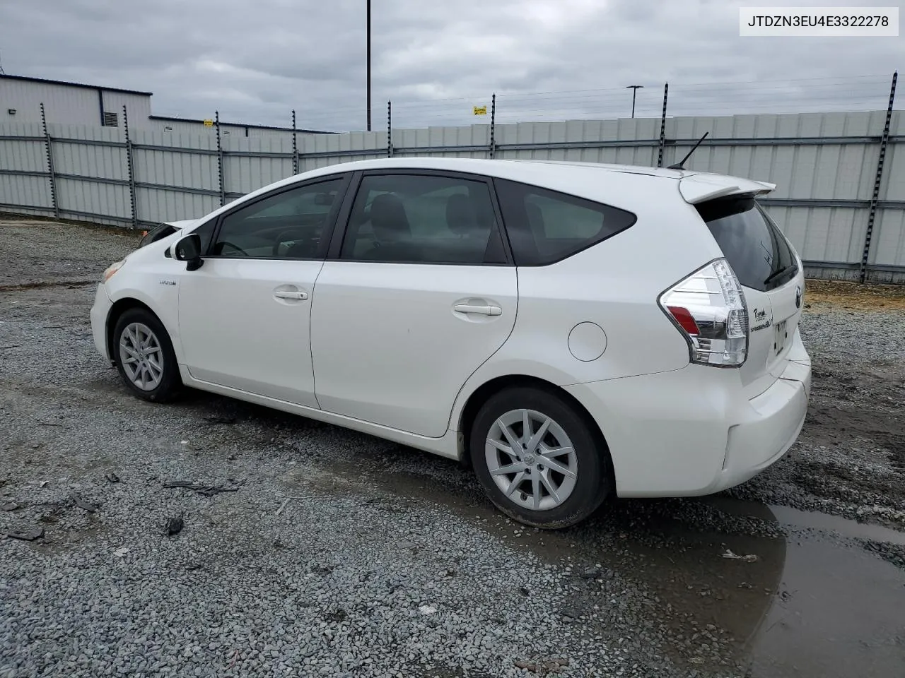 2014 Toyota Prius V VIN: JTDZN3EU4E3322278 Lot: 71752874