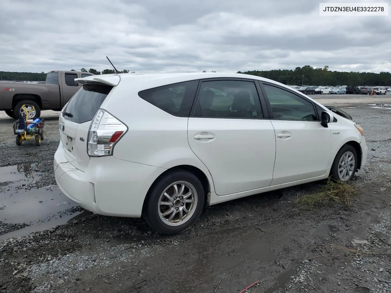 2014 Toyota Prius V VIN: JTDZN3EU4E3322278 Lot: 71752874