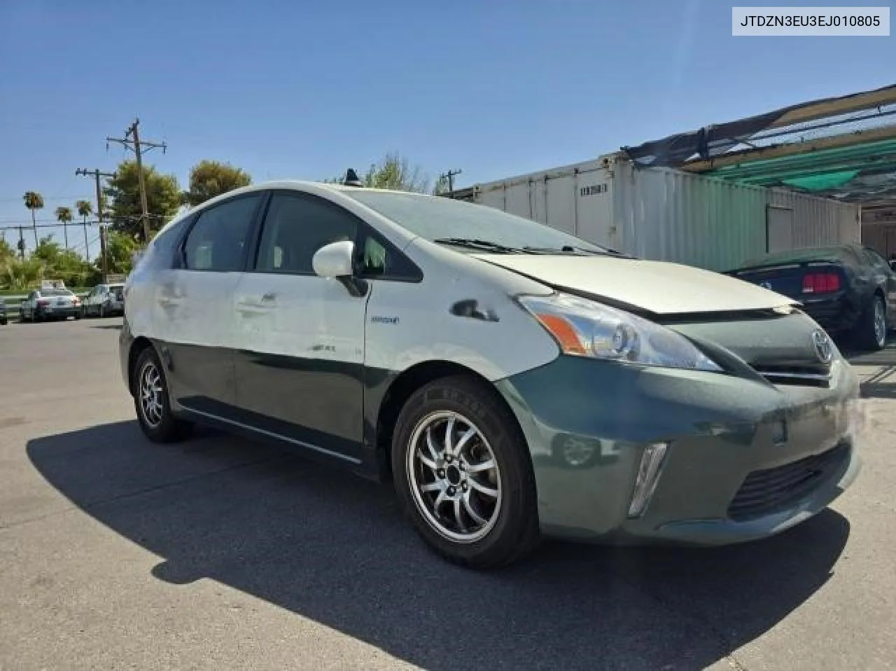 2014 Toyota Prius V VIN: JTDZN3EU3EJ010805 Lot: 71819264