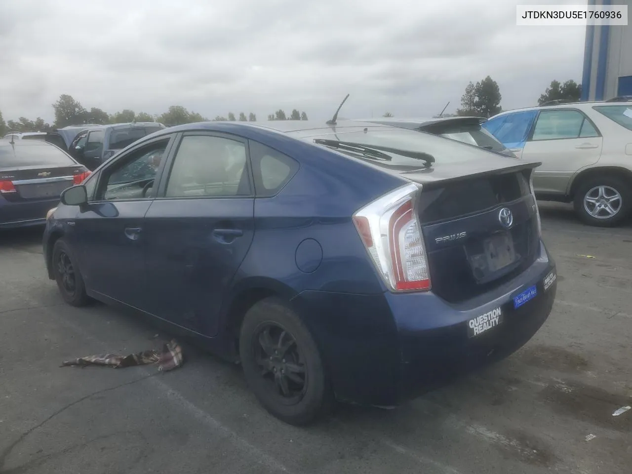 JTDKN3DU5E1760936 2014 Toyota Prius