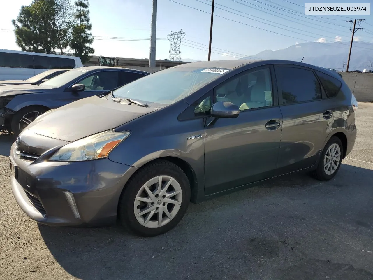 2014 Toyota Prius V VIN: JTDZN3EU2EJ003974 Lot: 71866254