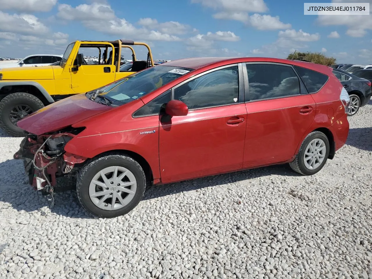 2014 Toyota Prius V VIN: JTDZN3EU4EJ011784 Lot: 71925044