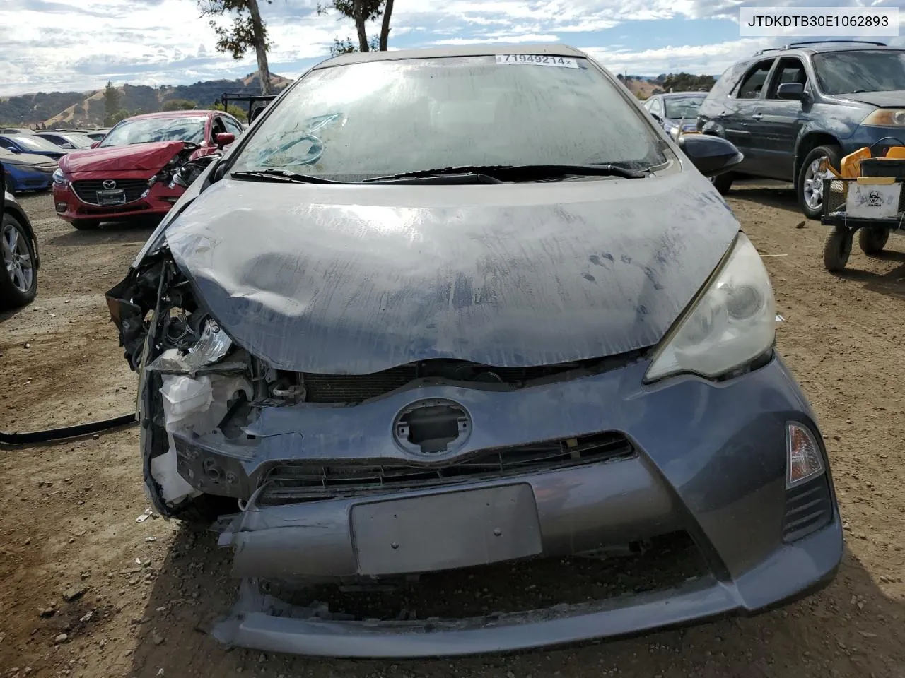 JTDKDTB30E1062893 2014 Toyota Prius C