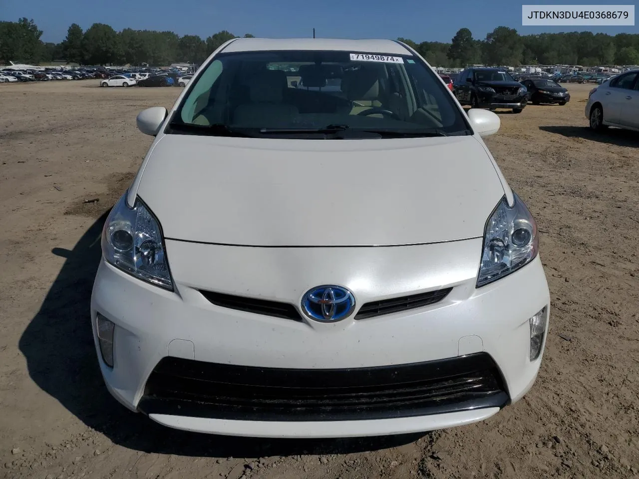 2014 Toyota Prius VIN: JTDKN3DU4E0368679 Lot: 71949874