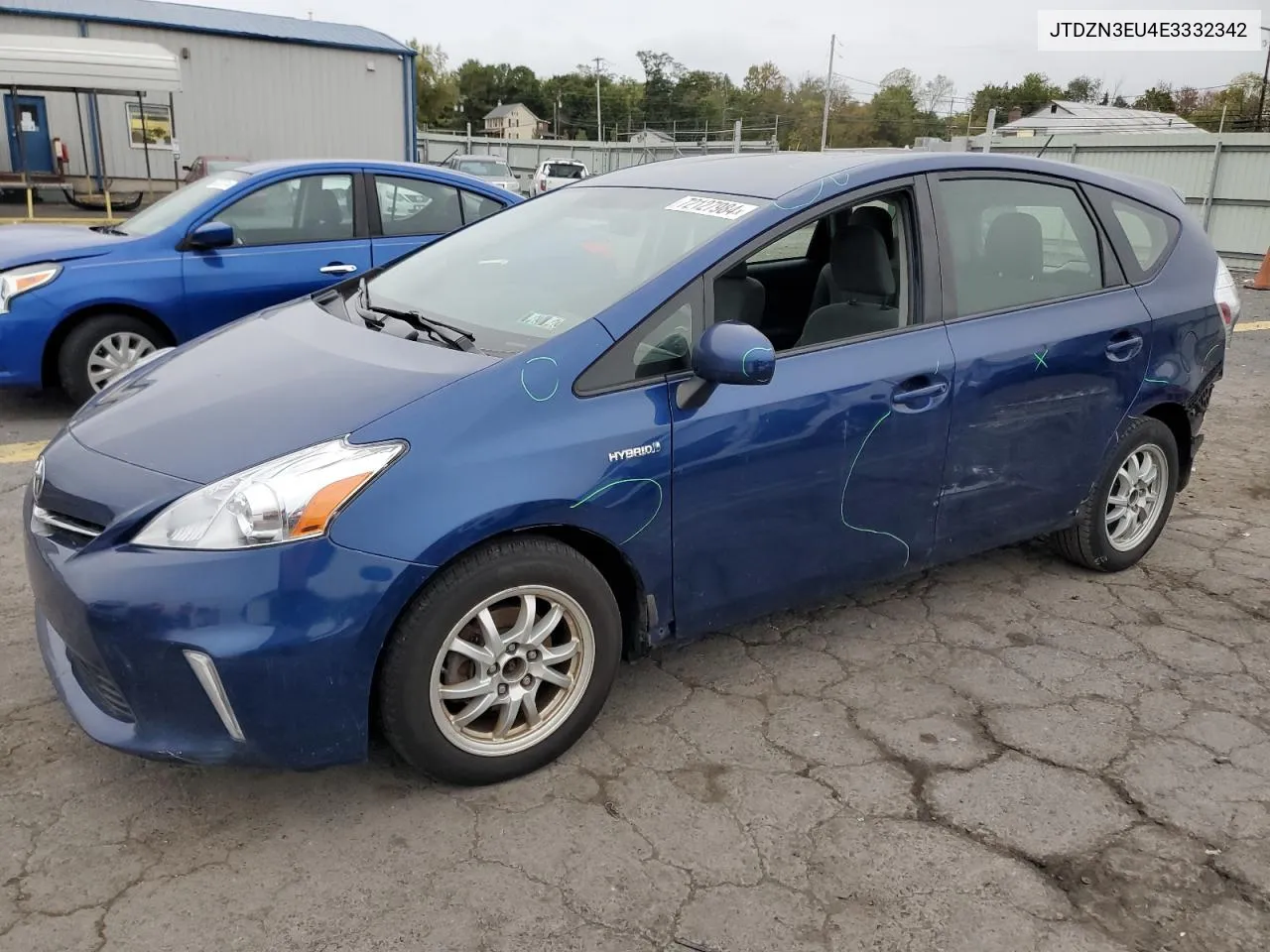 2014 Toyota Prius V VIN: JTDZN3EU4E3332342 Lot: 72127984