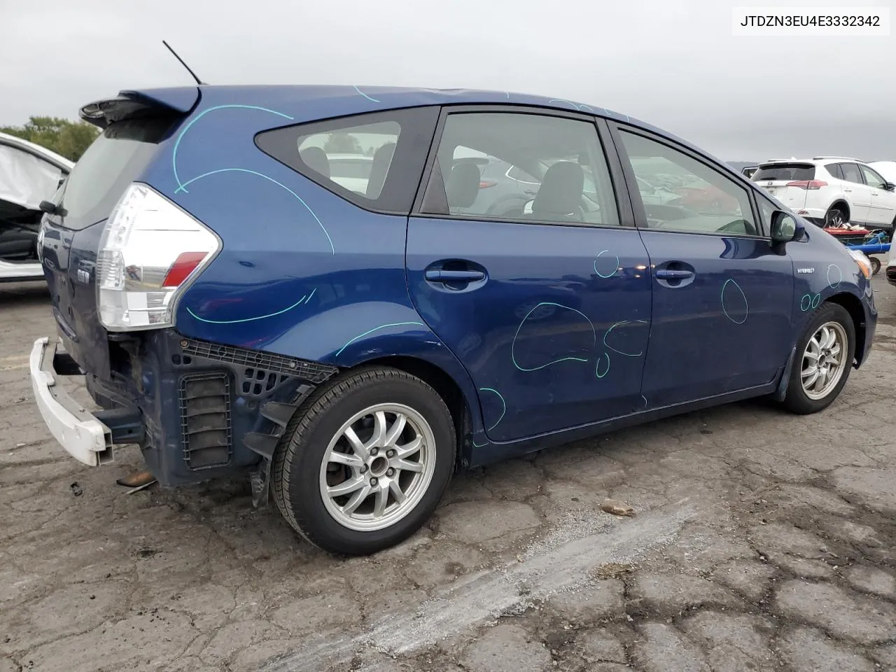 2014 Toyota Prius V VIN: JTDZN3EU4E3332342 Lot: 72127984