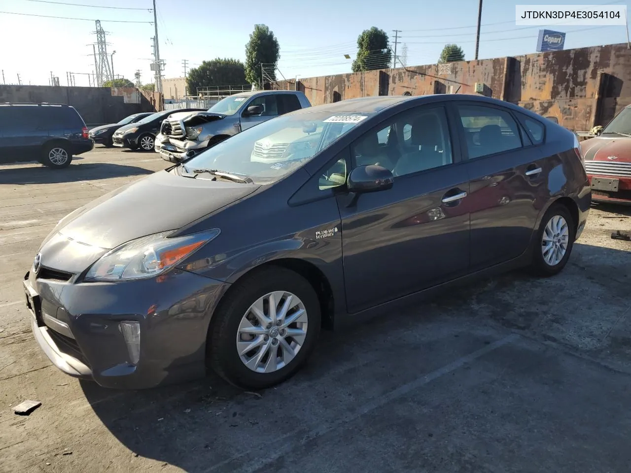 2014 Toyota Prius Plug-In VIN: JTDKN3DP4E3054104 Lot: 72208574