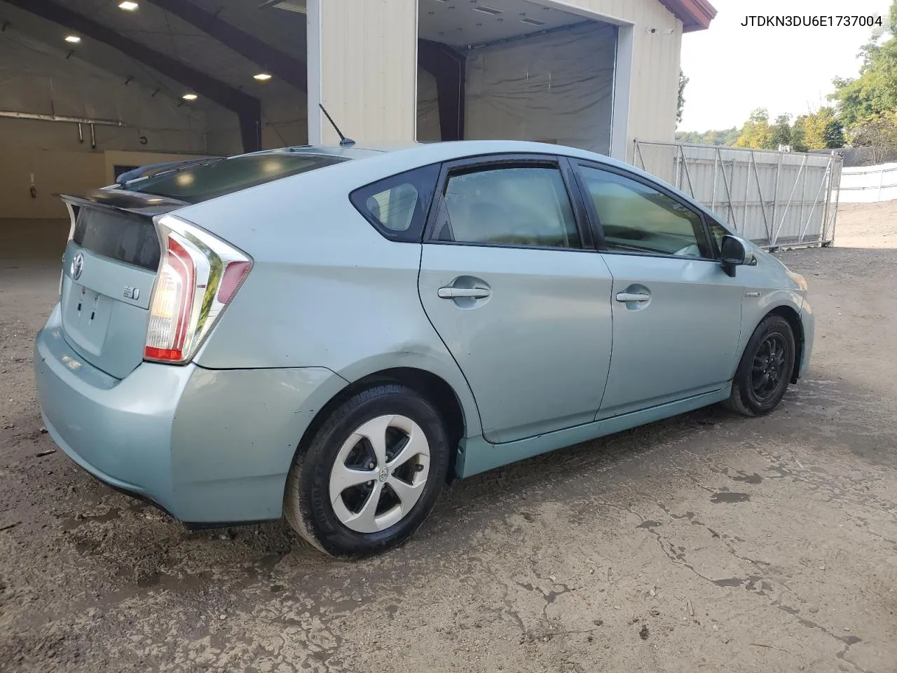 2014 Toyota Prius VIN: JTDKN3DU6E1737004 Lot: 72212284