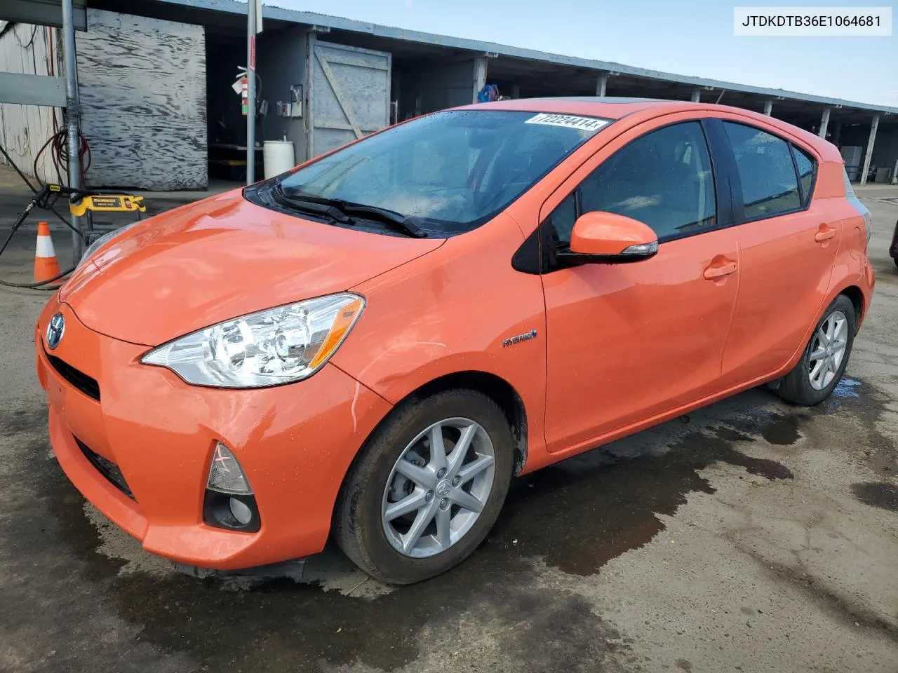 JTDKDTB36E1064681 2014 Toyota Prius C