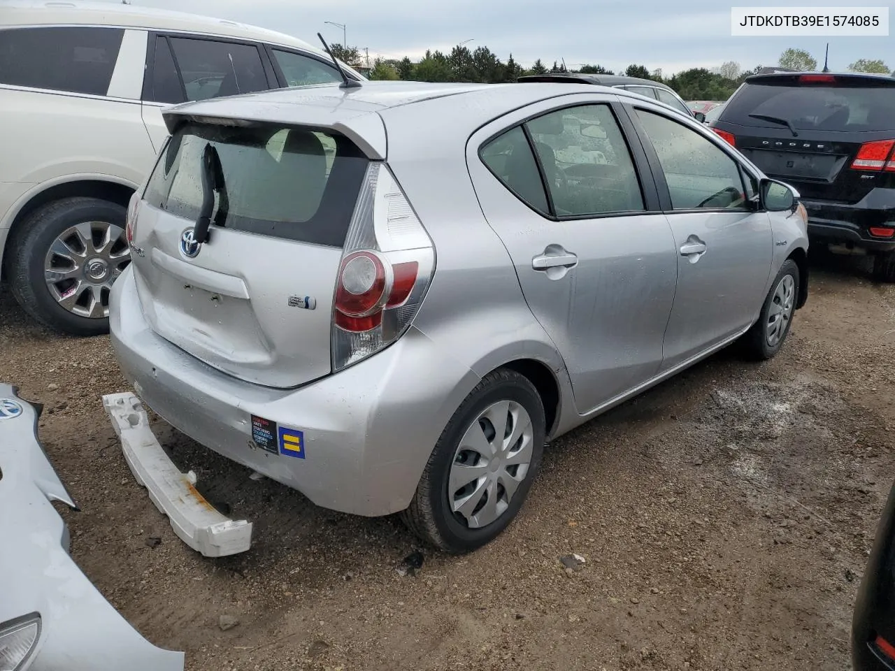 2014 Toyota Prius C VIN: JTDKDTB39E1574085 Lot: 72236894