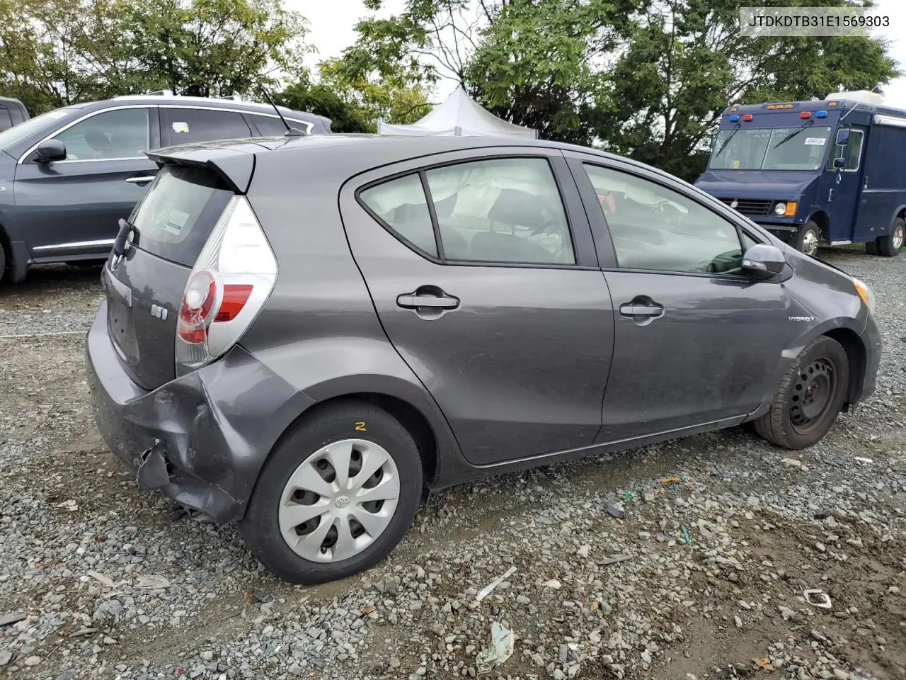 2014 Toyota Prius C VIN: JTDKDTB31E1569303 Lot: 72242634