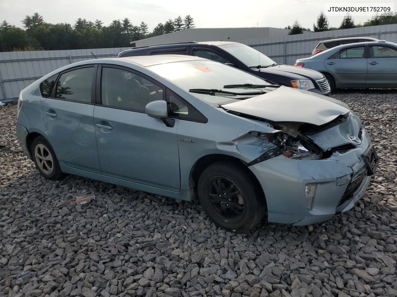 2014 Toyota Prius VIN: JTDKN3DU9E1752709 Lot: 72312044