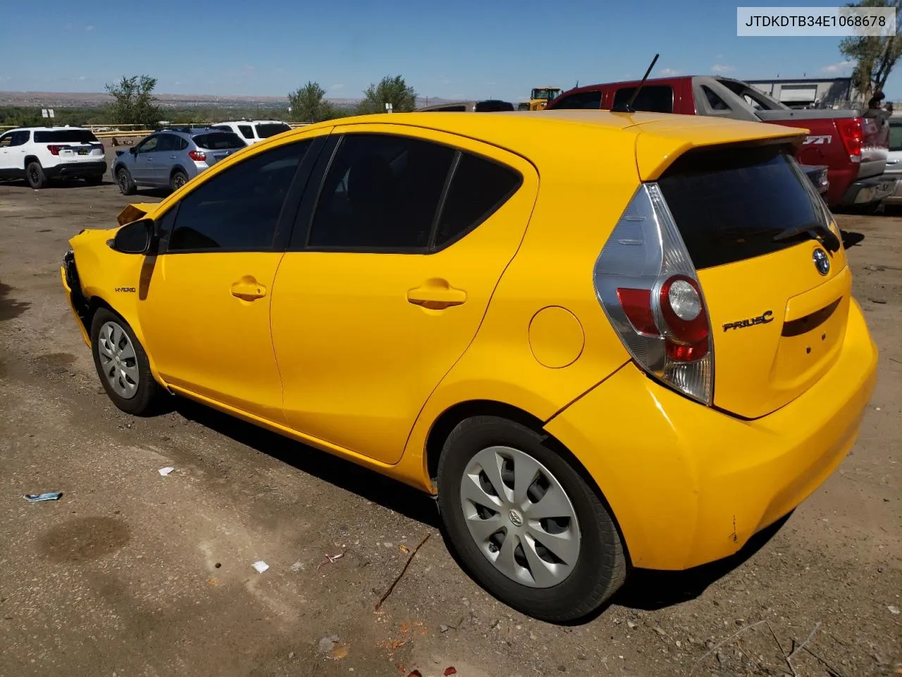 JTDKDTB34E1068678 2014 Toyota Prius C