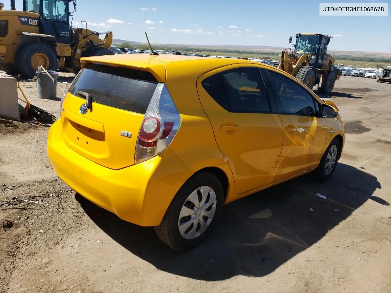 JTDKDTB34E1068678 2014 Toyota Prius C