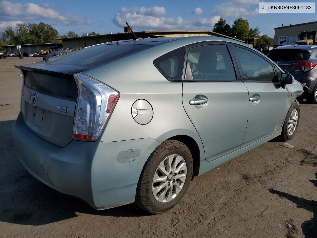 2014 Toyota Prius Plug-In VIN: JTDKN3DP4E3061182 Lot: 72376164