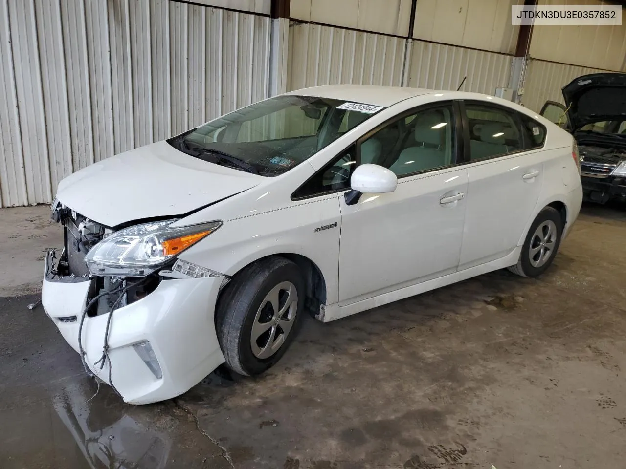 2014 Toyota Prius VIN: JTDKN3DU3E0357852 Lot: 72424944