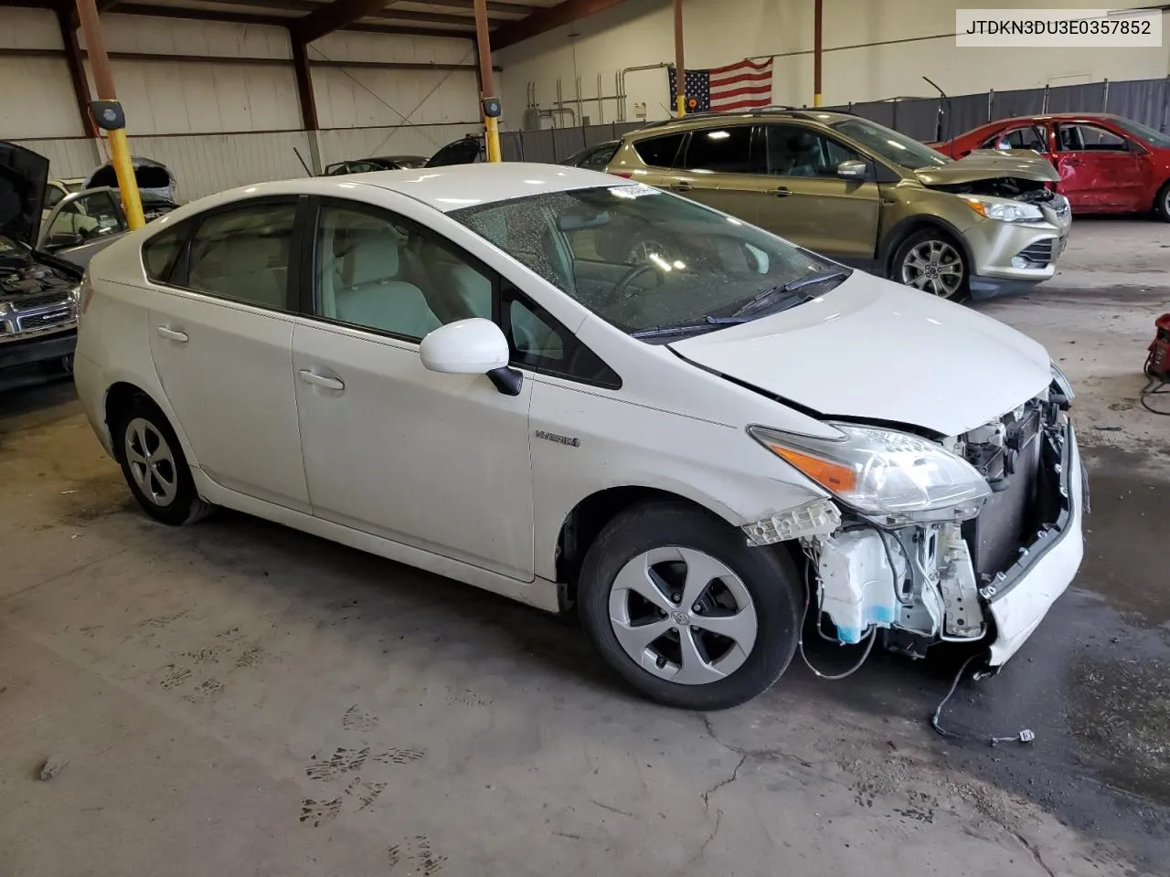 2014 Toyota Prius VIN: JTDKN3DU3E0357852 Lot: 72424944