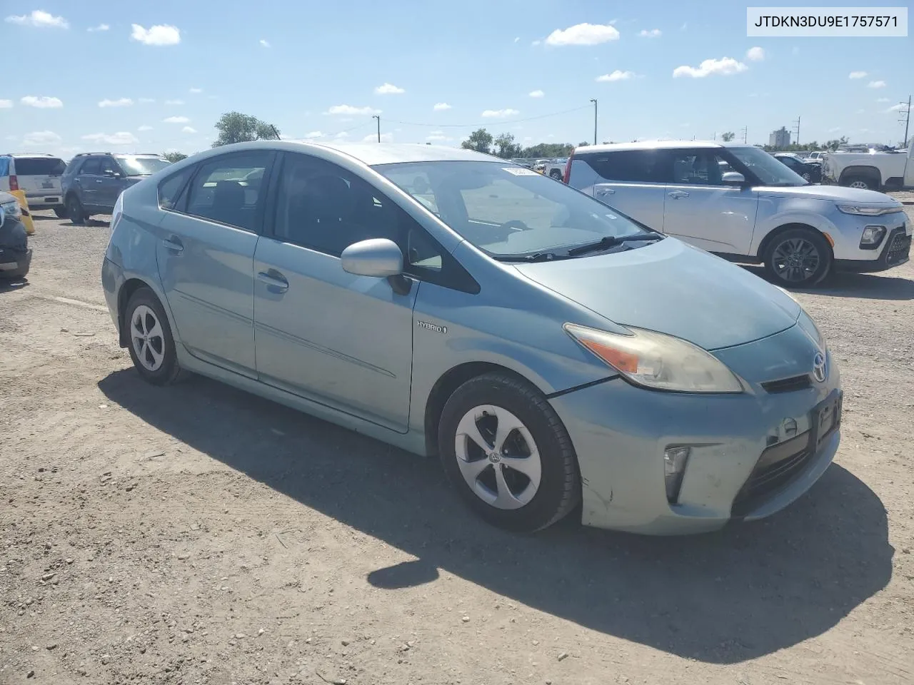 JTDKN3DU9E1757571 2014 Toyota Prius