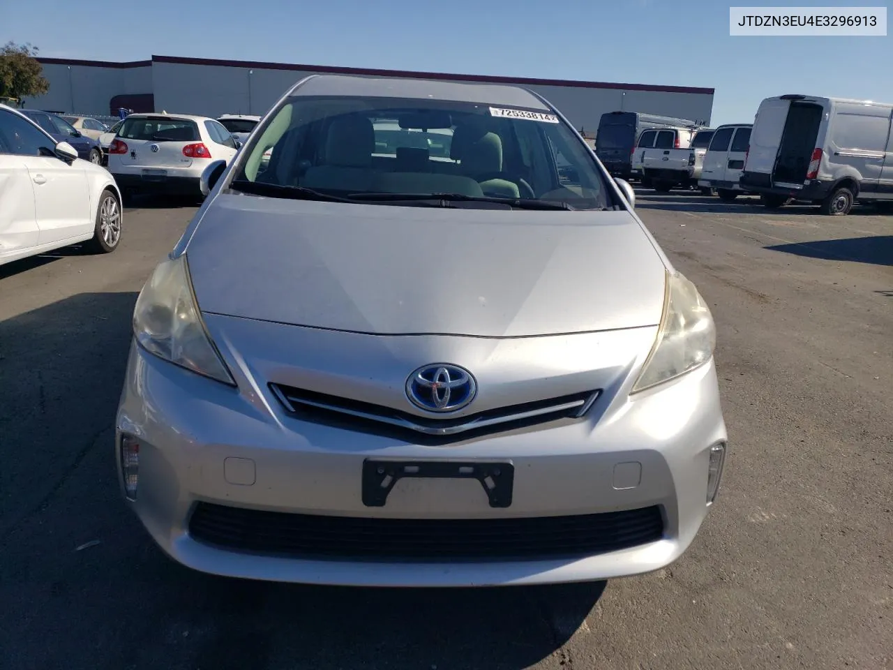 2014 Toyota Prius V VIN: JTDZN3EU4E3296913 Lot: 72533814