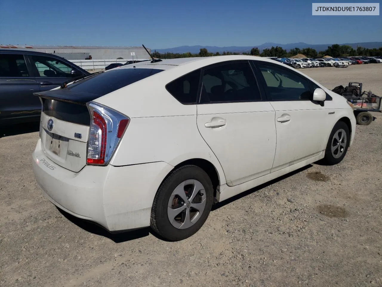 2014 Toyota Prius VIN: JTDKN3DU9E1763807 Lot: 72562644