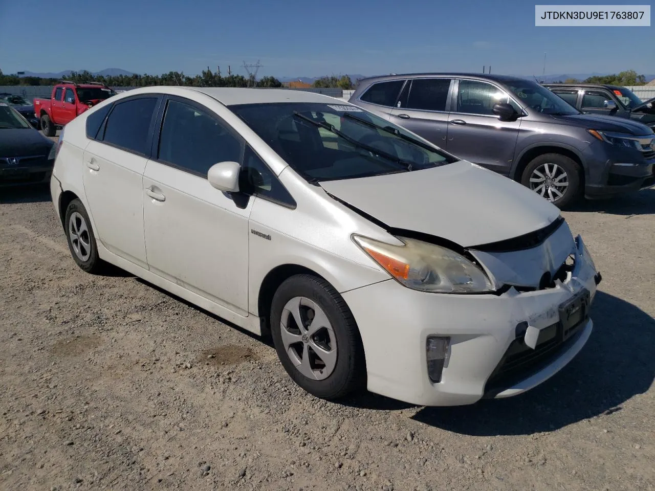 2014 Toyota Prius VIN: JTDKN3DU9E1763807 Lot: 72562644