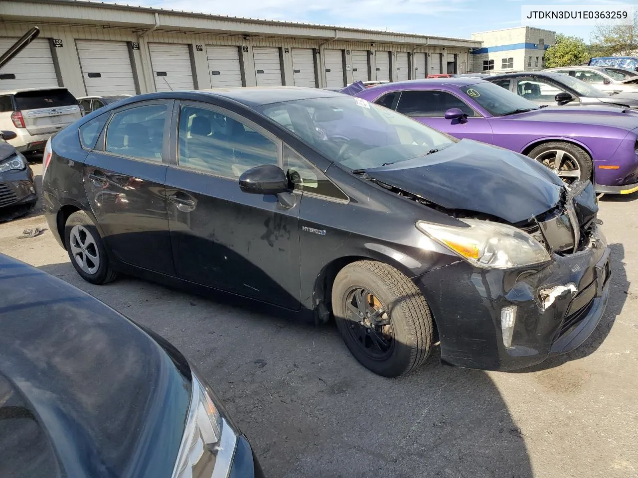 2014 Toyota Prius VIN: JTDKN3DU1E0363259 Lot: 72577994