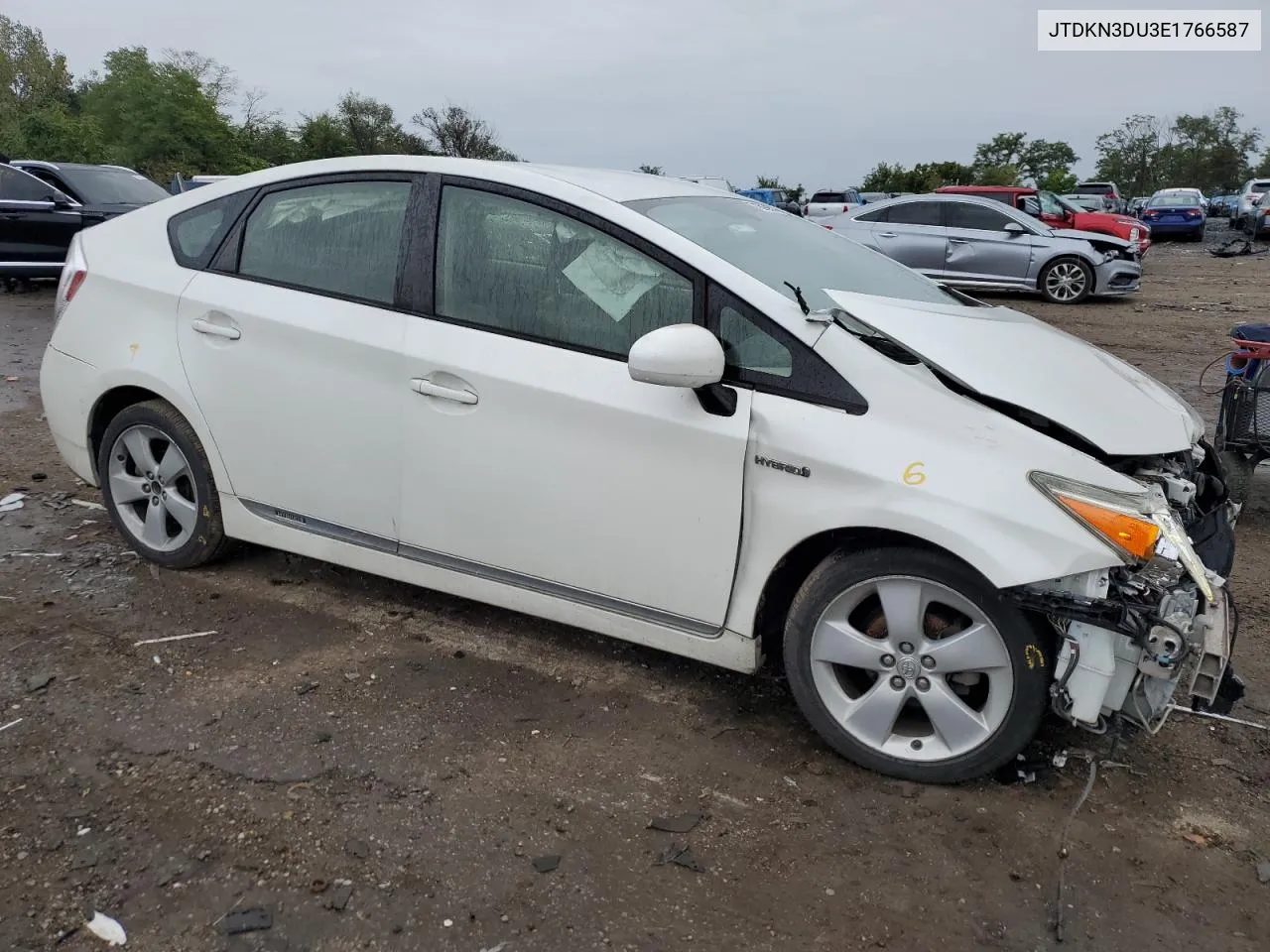 2014 Toyota Prius VIN: JTDKN3DU3E1766587 Lot: 72578144