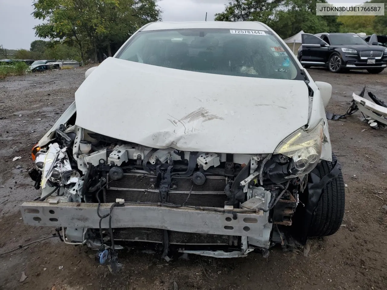 JTDKN3DU3E1766587 2014 Toyota Prius