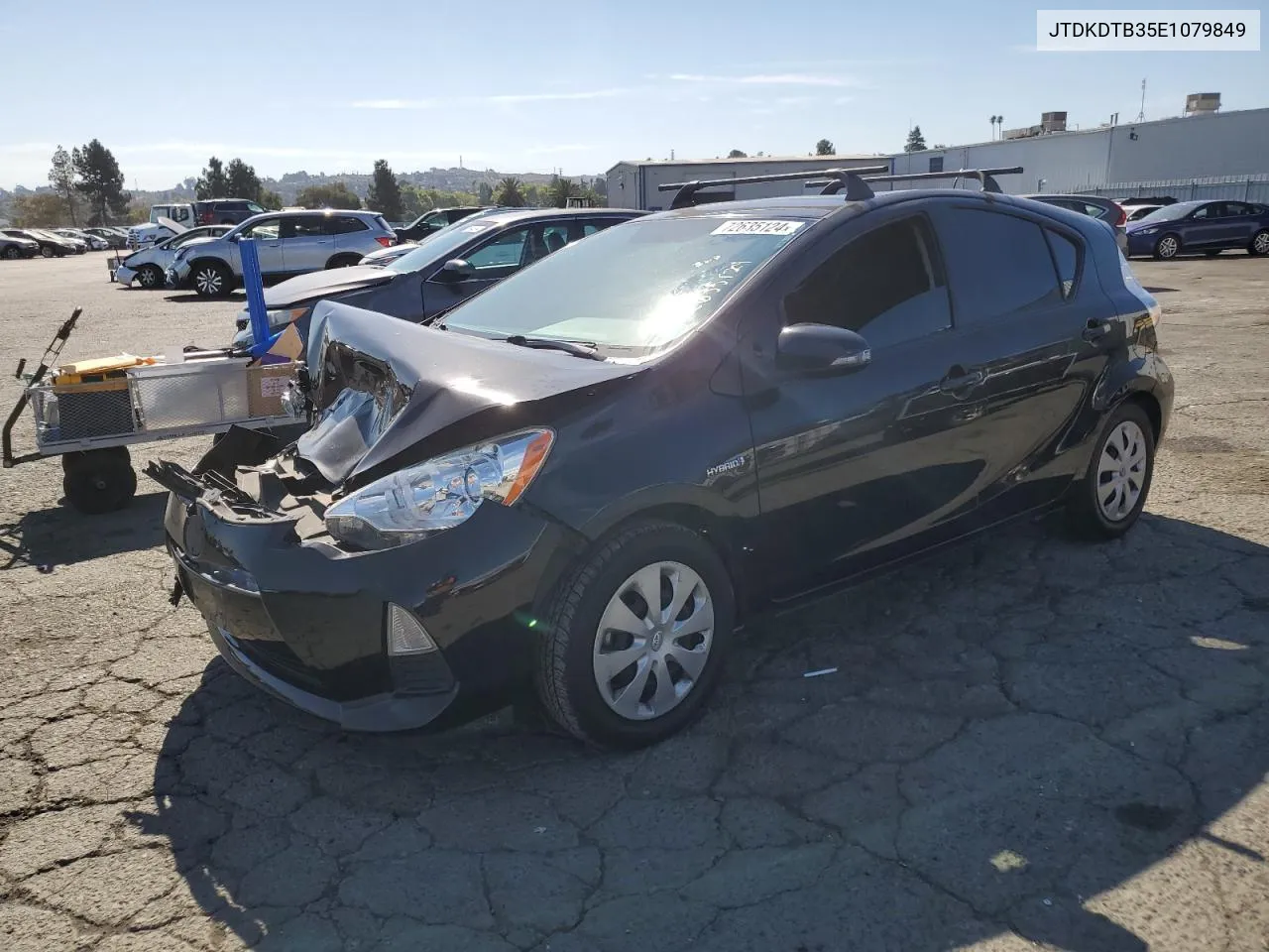 2014 Toyota Prius C VIN: JTDKDTB35E1079849 Lot: 72635124