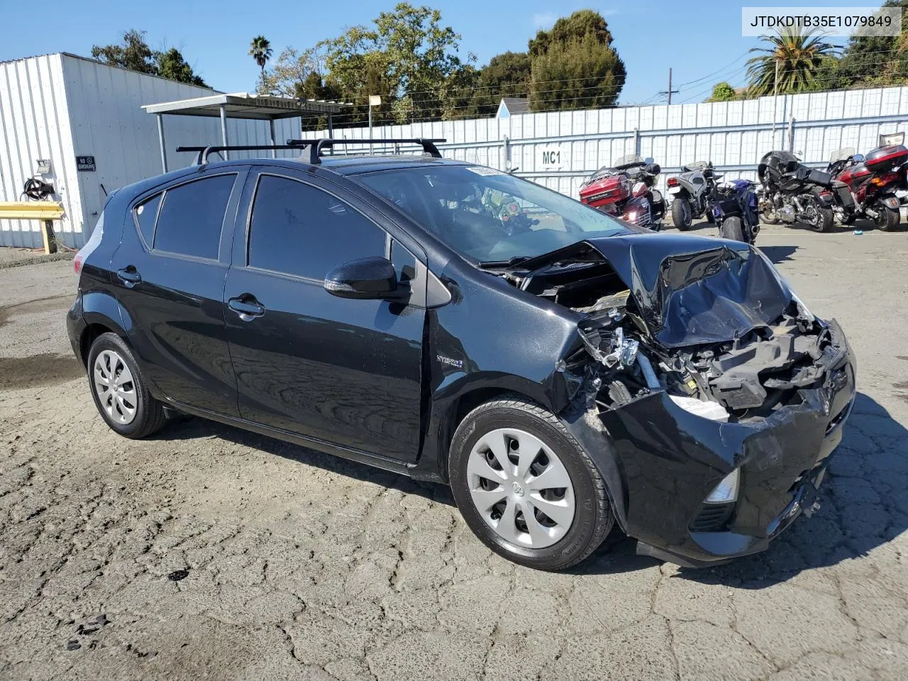 2014 Toyota Prius C VIN: JTDKDTB35E1079849 Lot: 72635124