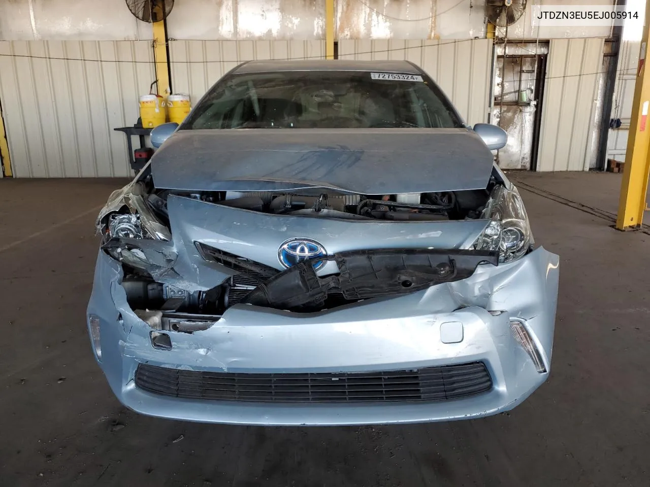 2014 Toyota Prius V VIN: JTDZN3EU5EJ005914 Lot: 72753324