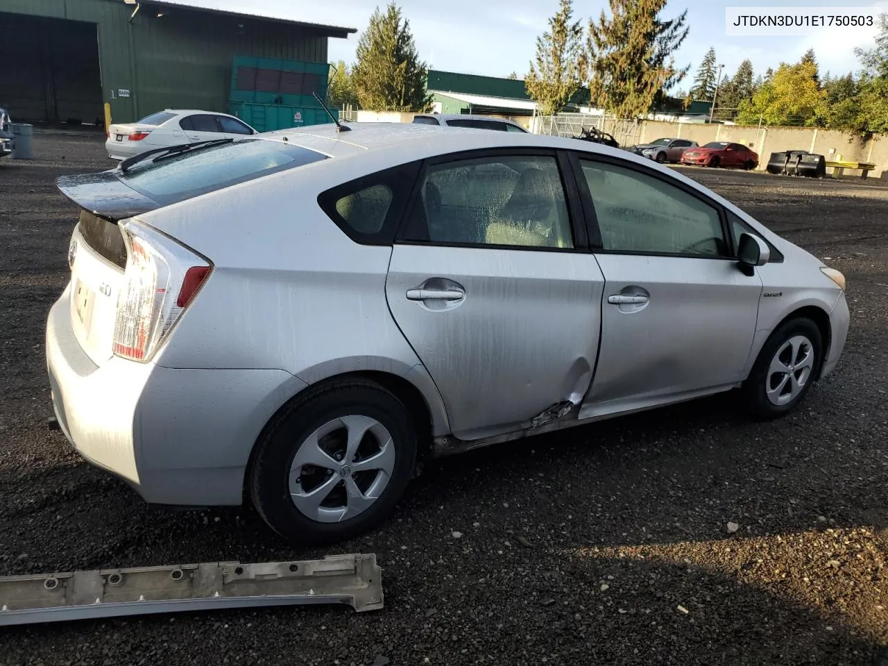 2014 Toyota Prius VIN: JTDKN3DU1E1750503 Lot: 72756984