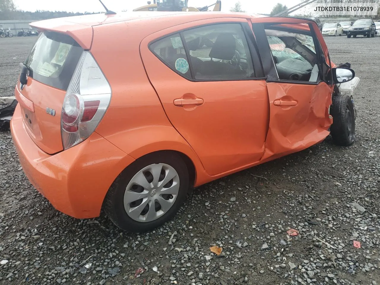 2014 Toyota Prius C VIN: JTDKDTB31E1078939 Lot: 72836644