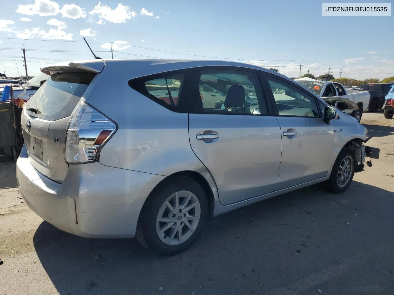 2014 Toyota Prius V VIN: JTDZN3EU3EJ015535 Lot: 72962784