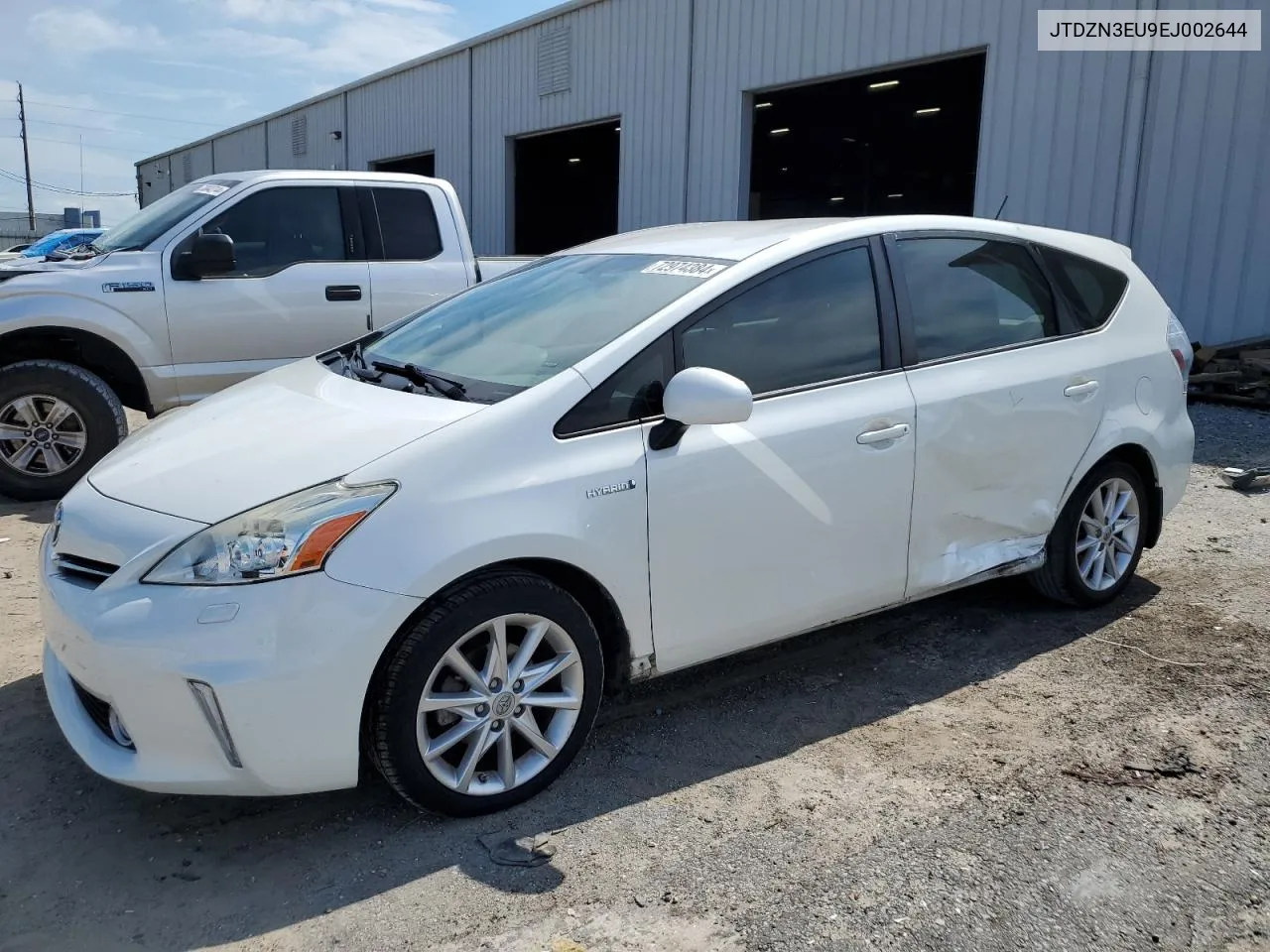 2014 Toyota Prius V VIN: JTDZN3EU9EJ002644 Lot: 72974384