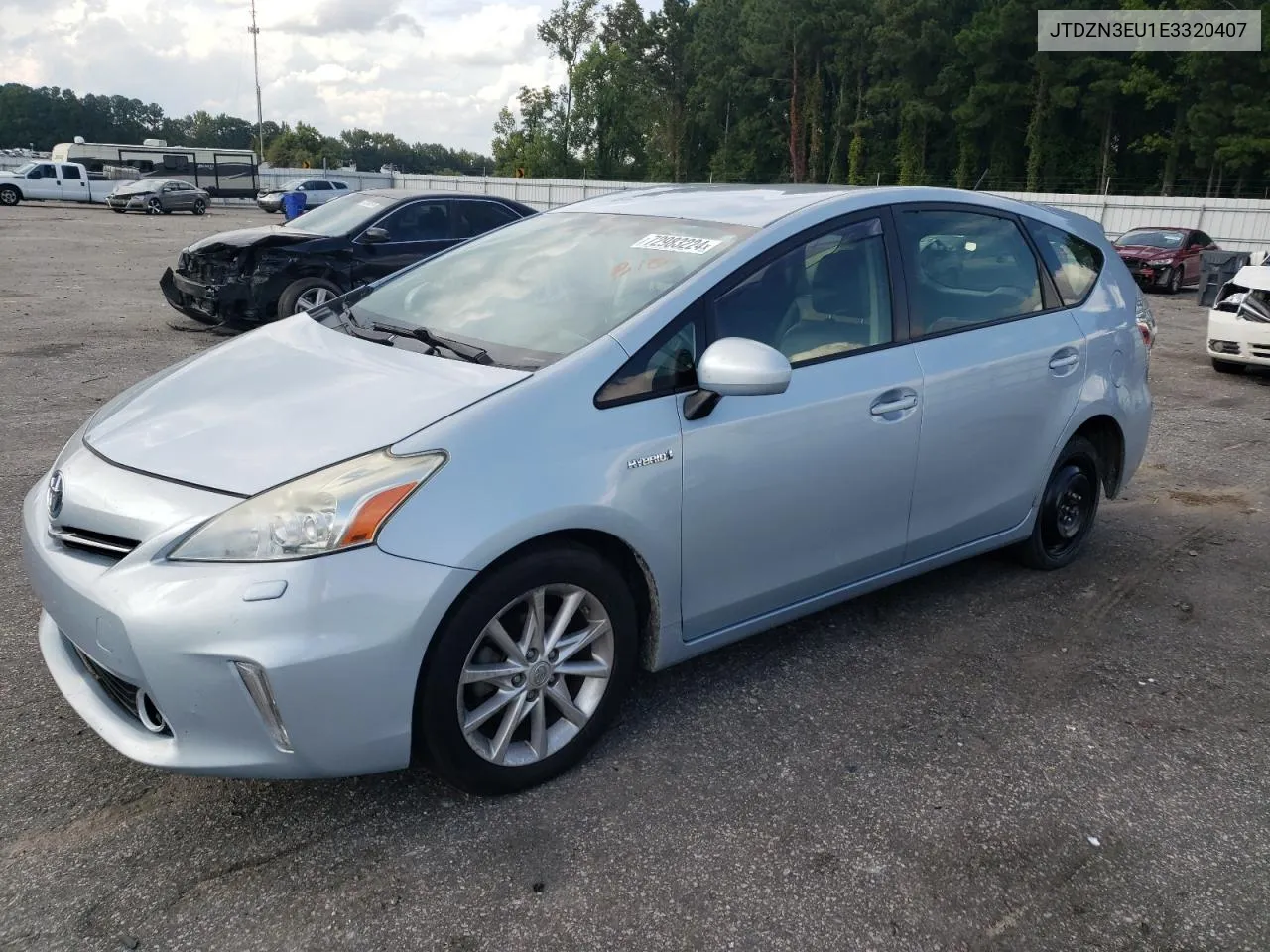 JTDZN3EU1E3320407 2014 Toyota Prius V