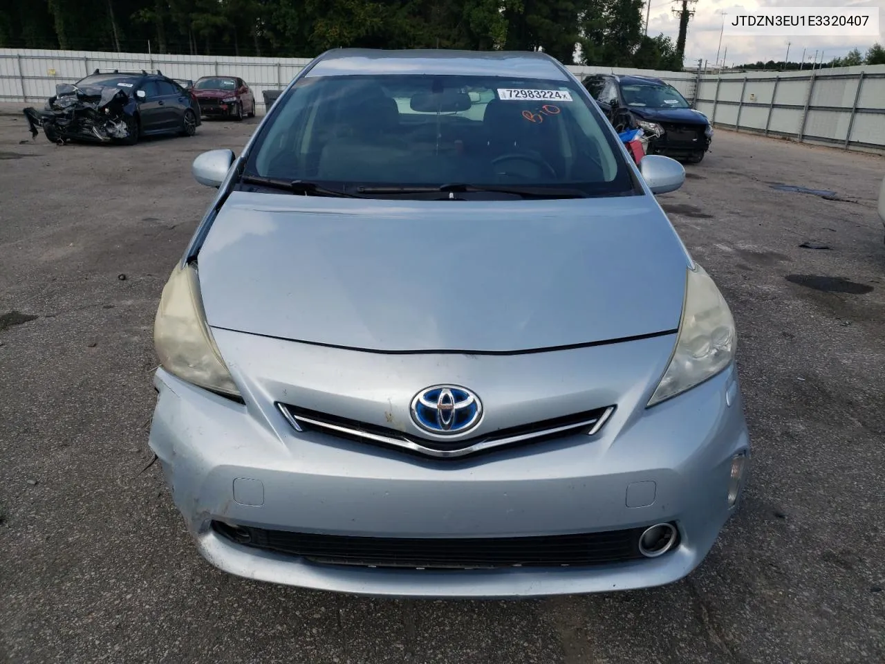 2014 Toyota Prius V VIN: JTDZN3EU1E3320407 Lot: 72983224