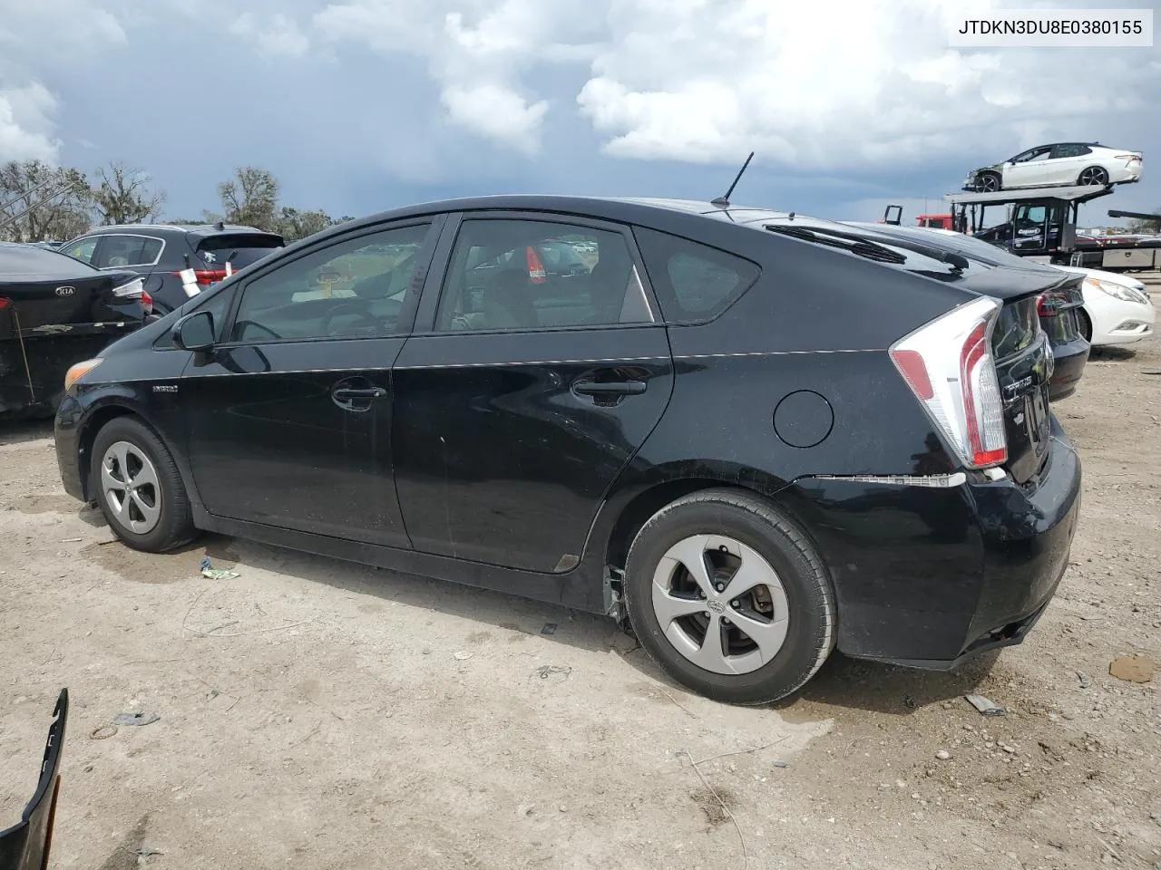 2014 Toyota Prius VIN: JTDKN3DU8E0380155 Lot: 73110634