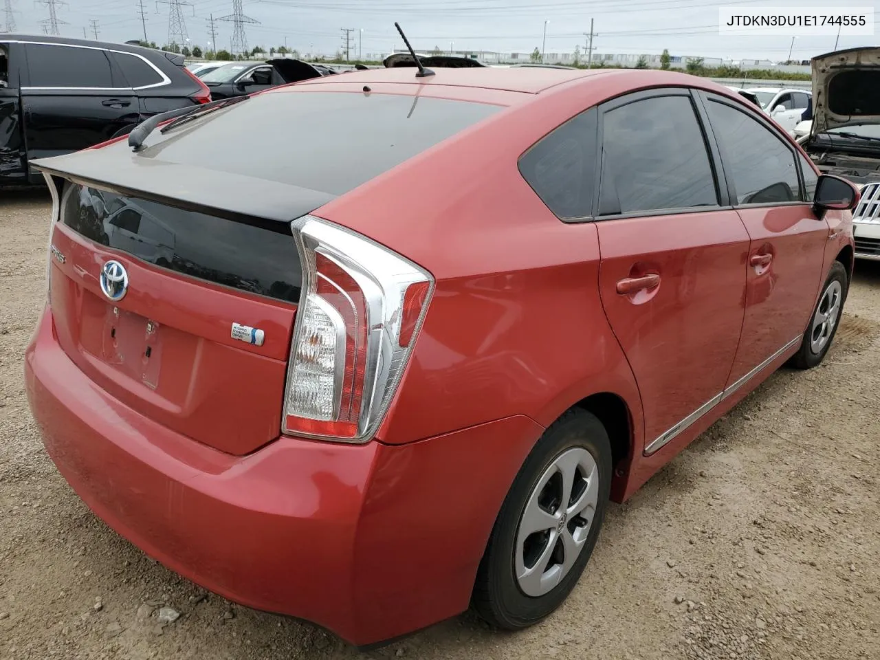 2014 Toyota Prius VIN: JTDKN3DU1E1744555 Lot: 73118184