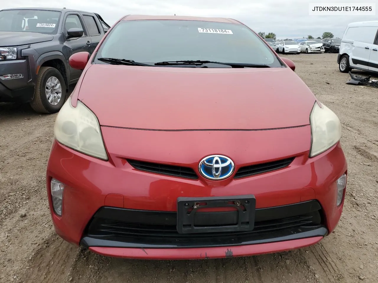 2014 Toyota Prius VIN: JTDKN3DU1E1744555 Lot: 73118184