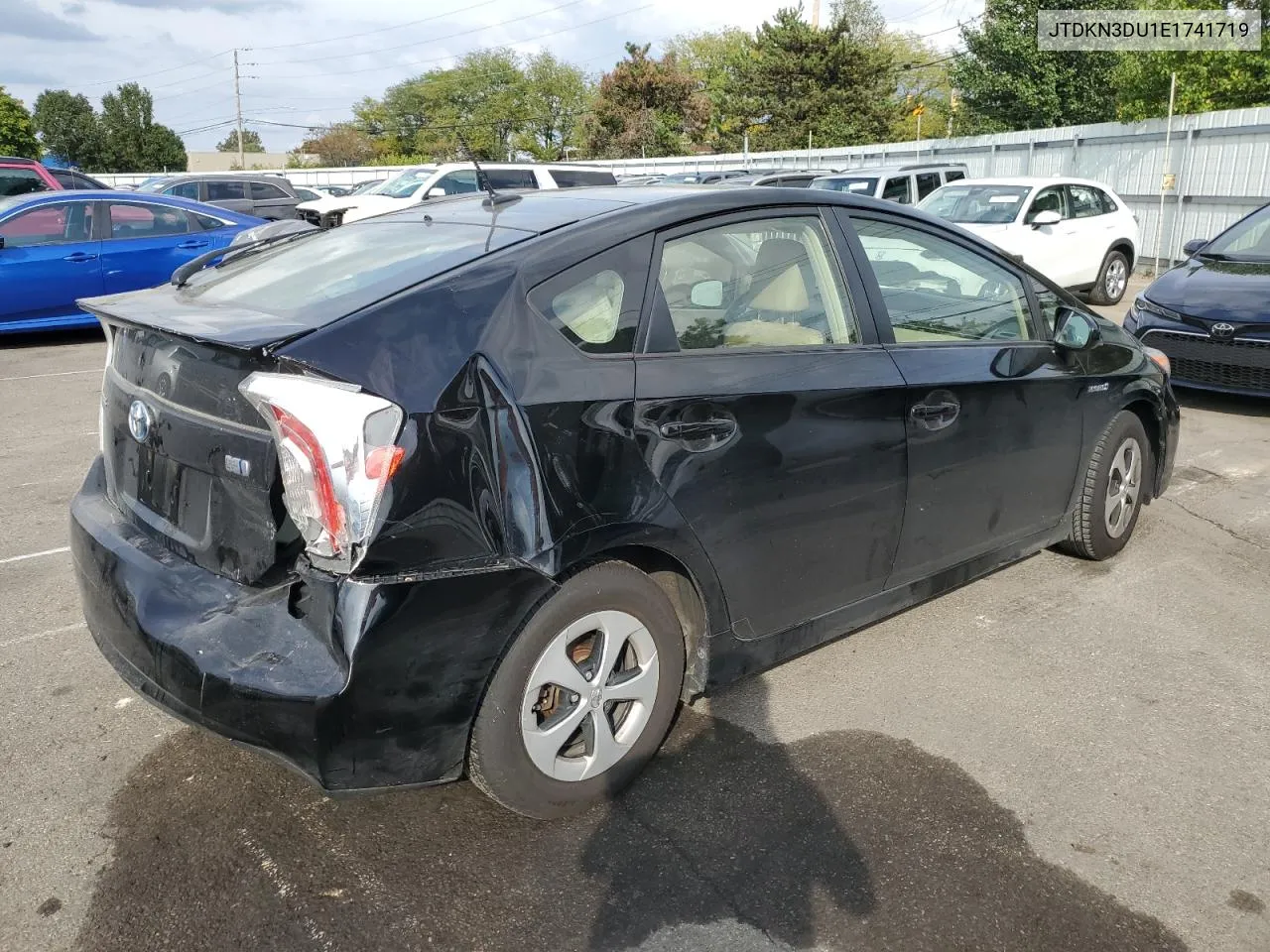 2014 Toyota Prius VIN: JTDKN3DU1E1741719 Lot: 73182164