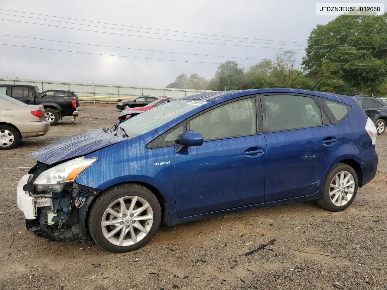 2014 Toyota Prius V VIN: JTDZN3EU5EJ012068 Lot: 73188594